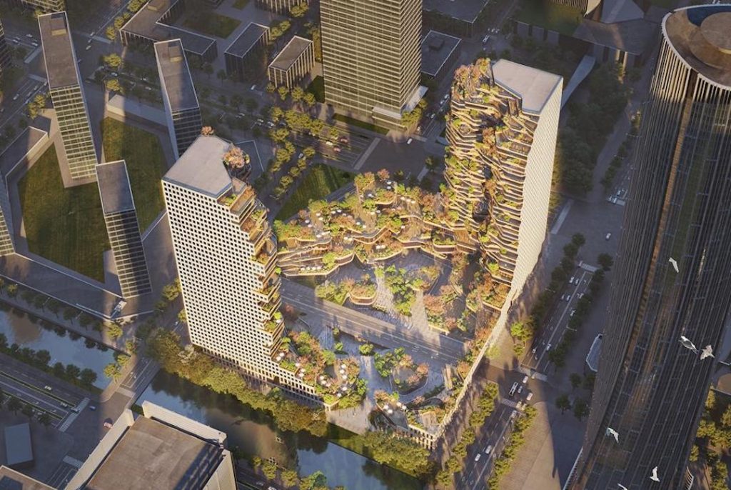 Twin Skyscrapers With ‘Cliffs’ Of Greenery Create An Oasis For Chinese Skyline - Corporate B2B Sales & Digital Marketing Agency in Cardiff covering UK